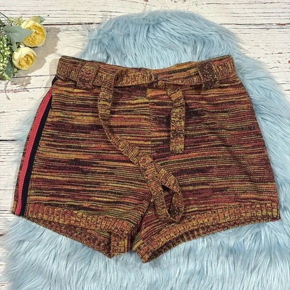 Anthropologie THE UPSIDE Marled Tie Front Nitara Knit Shorts - Picture 6 of 9